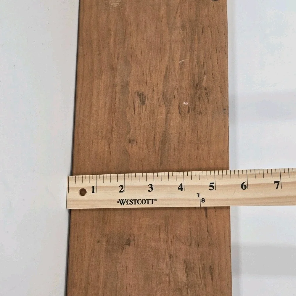 Vintage Wood Wall Shelf Heart Cutout Rustic Country Farmhouse 31